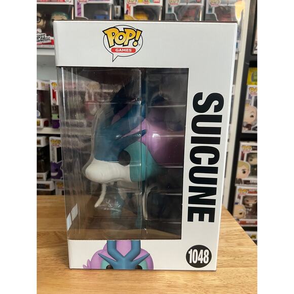 OFFICIAL WONDERCON STICKER DELUXE Suicune Pokemon Funko Pop #1048 LE Games Vinyl - Picture 4 of 6